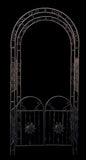 Metal Garden with doors Garden Arbor Trellis Climbing Plants Support Outdoor Wedding W656127047