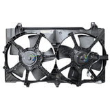 Front Dual Radiator Condenser Cooling Fan Assembly for Nissan 350Z Convertible Coupe 2-Door 3.5L V6 58400828