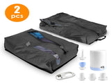 2PCS 17L Vacuum Storage Bags with Rechargeable Air Pump, 70D NylonTPU Waterproof Compression 09432529