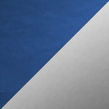 PrimeNest Noblesse Collection Upholstered Silver Legged Dining Chair, Set of 2, Blue B030P286147