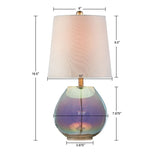Ranier Iridescent Glass Table Lamp B03594975