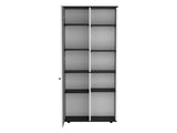 DEPOT E-SHOP Cary 67" H Kitchen Storage Cabinet With One Door, Five Interior Shelves and Five B097P167413