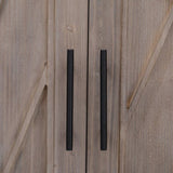 K&K 51.2"W Geometric Twill Stripe Textured Design Kitchen with Drop Leaf, Farmhouse Kitchen N707P221444Z