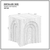 15.74'' Square Side Table Small Coffee Table Accent Table Bedside Table for Living Room W876P245156