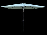 ZUN 6 x 9ft Patio Umbrella Outdoor Waterproof Umbrella with Crank and Push Button Tilt without flap for 52444544