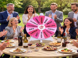 24" Spinning Prize Wheel with Foldable Stand Stand-Up & Tabletop Fortune Wheel - Pink 59307711