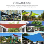 ZUN Shade Sail Cloth /Shade Sail Canopy -AS （Prohibited by WalMart） 11011992