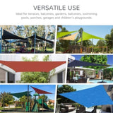 ZUN Shade Sail Cloth /Shade Sail Canopy -AS （Prohibited by WalMart） 11011992