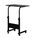 Removable P2 15MM Chipboard & Steel Side Table with Baffle Black 06319375