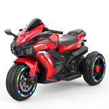 Electric Motorcycle for Kids, 12V Battery Powered Ride on Toys 3 Wheels Motorcycle with LED Lights, 46188607