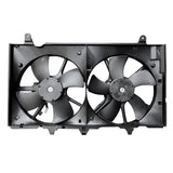 Front Dual Radiator Condenser Cooling Fan Assembly for Nissan 350Z Convertible Coupe 2-Door 3.5L V6 58400828