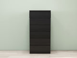 6 Drawer Dresser,Modern Storage Chest of Drawers,18.9In Black Dresser for Closet with Handle-Free W3151P407892
