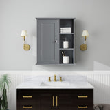 23.6" Grey Bathroom Wall Cabinet W2704P264352