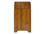 4-Tier Arched Top Freestanding Shelf, Asymmetrical Open Storage Cabinet , Wood Display Shelf for W3123P485377