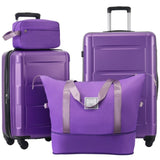 2 Piece Luggage Set with Bags Expanable Spinner Wheels ABS Lightweight Suitcase with TSA Lock N732P198744I