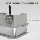 Stainless Steel Enclosed Litter Box for Cats 67860626