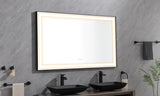 96in. W x36 in. H Framed LED Single Bathroom Vanity in Polished Crystal Bathroom Vanity LED W1272125165