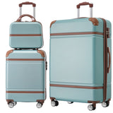 Hardshell Luggage Sets 3 Pieces 20"28" Luggages and Cosmetic Case Spinner Suitcase with TSA Lock N732P171585M
