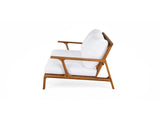2 Pieces Outdoor Sofa Set 2-person Patio Seating Group Outdoor Conversation Set with Cushions and a N719P246159L