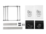 Laundry Basket 2 Tier Clothes Sorter with 4 Removable Bags to Organize Clothes, With Four Wheels, 68926337