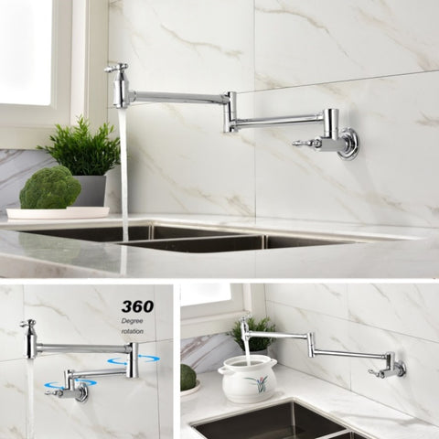 Folding faucet Pot Filler Faucet Wall Mount 79347954