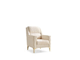 Luna Modern Style Chair in Ivory B009138500