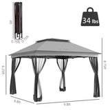 ZUN Outdoor Pop Up Canopy Gazebo （Prohibited by WalMart） 79642658