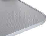 36" Folding Dog Pet Grooming Table Stainless Steel Frame Rubber Mat on Board with Adjustable Arm and 90395120