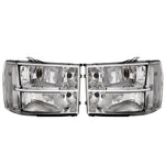 ZUN 2 pcs Headlights Left Right GM2502283/GM2503283 for 07-13 GMC Sierra 1500 99898061