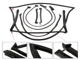 Full Weatherstrip Kit Weather Strip Seal 8489GGW For Chevrolet Corvette 1984-1989 65020015