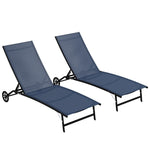 ZUN Folding Lounge Chairs / beach chair （Prohibited by WalMart） 28735276