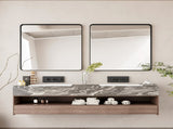 Wall Mirror 36x36 Inch Square Mirror Metal Framed Mirror Square Vanity Mirror Dressing Mirror, for W1435P241579