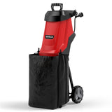 15 Amp Electric Wood Chipper - 4000 RPM, 1.77" Max Diameter, 151 Reduction Rate with 12-Gallon 89409897