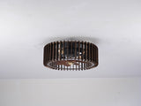 20" Modern Flush Mount Fan Light,Ceiling Fans with Lights and Remote Control, 6 W3596P462041