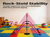 Adjustable Kids Gymnastics Bar - Foldable Horizontal Bar Home, Safe Sturdy Training Equipment 47472381