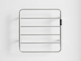 18.7" Heated Towel Rack for Bathroom,Wall Mounted with Intelligent Touch Screen Timer, 6-Bar Towel 60822670
