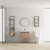 Bathroom Cabinet With Sink,Soft Close Doors,Float Mounting Design,24 Inch For Small W99969684