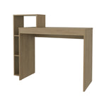 ZUN Salomé Computer Desk with Open Storage, Natural Oak B128P263727