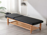 HENGMIGN Stationary Massage Table Treatment Clincal Beauty Bed /PU Spa Bed,Black W21236007