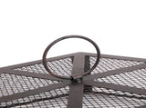 22" Hexagonal Shaped Iron Brazier Wood Pit Decoration for Backyard Poolside 90312473