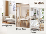 Chinese country retro solid wood table, simple modern imitation rattan table, wooden W1151P154592