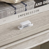 Glass display cabinet 4 Tier Glass Display Cabinet Storage Curio Cabinet with Flip up Glass Doors, W2275P206602