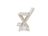Harbor Point Fully Assembled All-Weather Recycled HDPE Outdoor Folding Bar Stool, Ivory B2745P409651