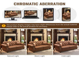 Faux Leather Ottoman to Combine with Single Seater Sofa, 2 Seater Sofa and 3 Seater Sofa, Suitable W1885P469593