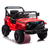 ZUN 12V Kids Ride On Electric Truck Car W/Parents Control,2WD,Four-wheel suspension,Early education W1578P187461