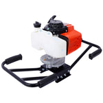 ZUN 2.7HP Post Hole Digger 63cc two person handle Gas-Powered 2-Stroke Auger Digging Drill Shaft Size W465109919