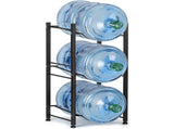 5 Gallon Water Jug Holder Water Bottle Storage Rack, 3 Tiers, Black 08157849