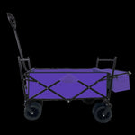 ZUN Outdoor Garden Park Utility kids wagon portable beach trolley cart camping foldable folding wagon W321115010