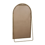 Iron Arch Retro Full Length Mirror With Supporting Feet, For Living Room, Bedroom W757P268973
