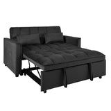 Convertible Sofa Bed,3-in-1 Pull Out Couch Bed with Reclining Backrest and Pillows,Sofa Bed Chair W2941P243734